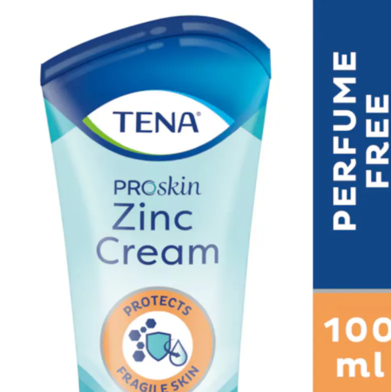 TENA ProSkin Creme de Zinco 100ml Proteção e Alívio da Pele Gretada