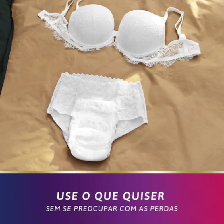 TENA Silhouette Blanc Cueca Cintura Baixa Mulher Normal Tam. M 12 Unid.