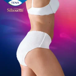 TENA Silhouette Blanc Cueca Cintura Baixa Mulher Normal Tam. L 10 Unid.