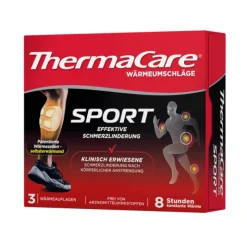 ThermaCare Sport 3 Pensos Térmicos | Alívio da Dor Muscular Pós-Treino