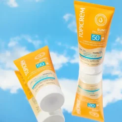 Topicrem Sun Protect Creme Mousse Matificante SPF50 50ml | Rosto - Pele mista a oleosa e sensível