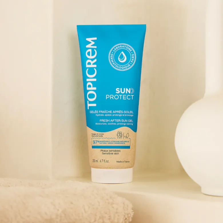 Topicrem Sun Protect Gel After Sun 200ml | Pós-Solar com Aloé Vera + Hidratação 48h