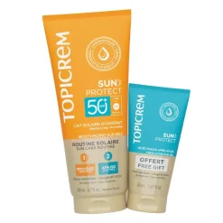Topicrem Sun Protect Pack Leite Solar SPF50+ 200ml + Oferta 50ml Gel After Sun