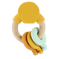Trixie Anel de Atividades Mordedor Mr. Lion +0 Meses | Madeira e Silicone