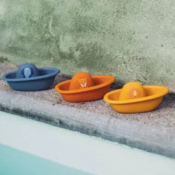 Trixie Barcos Empilháveis Silicone 3 Peças 6m+ | Brinquedo de Banho Educativo