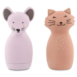 Trixie Brinquedos de Banho Mrs. Cat & Mrs. Mouse | Silicone 0M+