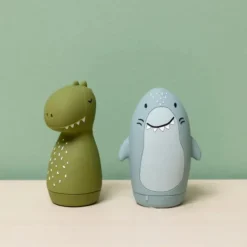 Trixie Brinquedos de Banho Mr. Shark & Mr. Dino | Silicone 0M+