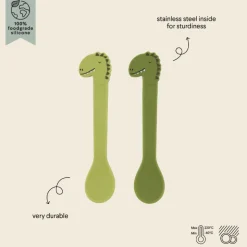 TRIXIE 2 Colheres Silicone Mr. Dino