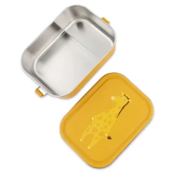 Trixie Lancheira Metálica Grande Mr. Giraffe | Inox + Fecho Silicone | +3A
