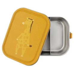 Trixie Lancheira Metálica Grande Mr. Giraffe | Inox + Fecho Silicone | +3A