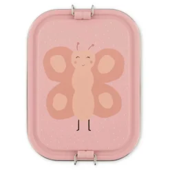 Trixie Lancheira Metálica Grande Mrs. Butterfly | Inox + Fecho Silicone | +3A