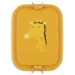 Trixie Lancheira Metálica Pequena Mr. Giraffe | Inox + Fecho Silicone | +3A
