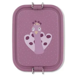 Trixie Lancheira Metálica Pequena Mrs. Peacock | Inox + Fecho Silicone | +3A