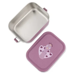 Trixie Lancheira Metálica Pequena Mrs. Peacock | Inox + Fecho Silicone | +3A