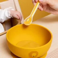 Trixie Pack 3 Colheres Alimentação Bebé Mr. Lion 4m+ | Silicone Alimentar Lavável