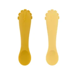 Trixie Primeiras Colheres Bebé Mr. Lion Pack 2 4m+ | Silicone Alimentar