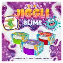 TUBAN Jiggly Slime Verde Maçã 100g | Slime Perfumado Aroma Maça para Crianças