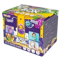 TUBAN Kit Massas Sensoriais Multisensorial Crianças | Slime + Areia + Neve + Cristais