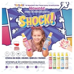 TUBAN Shock! Espuma Sensorial Morango 200ml | Gel Multissensorial Educativo Crianças