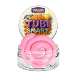 TUBI SMART Massa de Modelar Milky Pink 50g | Plasticina Massa de Modelar Elástica +6 Anos
