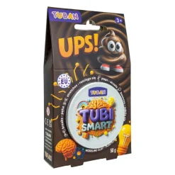 TUBI SMART Massa de Modelar Ups! 50g | Plasticina Massa de Modelar com Glitter +3 Anos