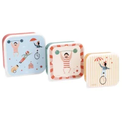 Tutete 3 Lancheiras Circus Show | Caixas Snacks Infantil BPA Free