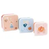Tutete 3 Lancheiras Mouse Fairies | Caixas Snacks Infantil BPA Free