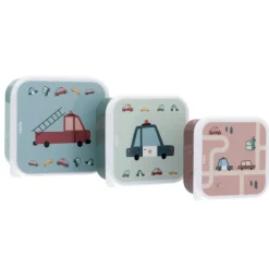 Tutete Lancheiras Vintage Cars Conjunto 3 Caixas | Sem BPA
