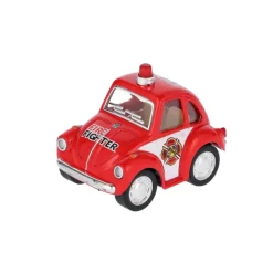 Tutete Mini Carrinho Bombeiros Vermelho Beetle | Brinquedo +3 Anos