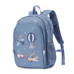 Tutete Mochila Escolar Média c/ Porta Chaves Planes 39cm