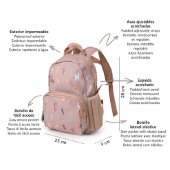 Tutete Mochila Infantil Letras