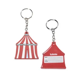 Tutete Pack 3 Chaveiros Silicone Circus Show