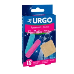 Urgo Glitter Penso 3 Cores 2 Tamanhos x18 | Proteção para Feridas Superficiais