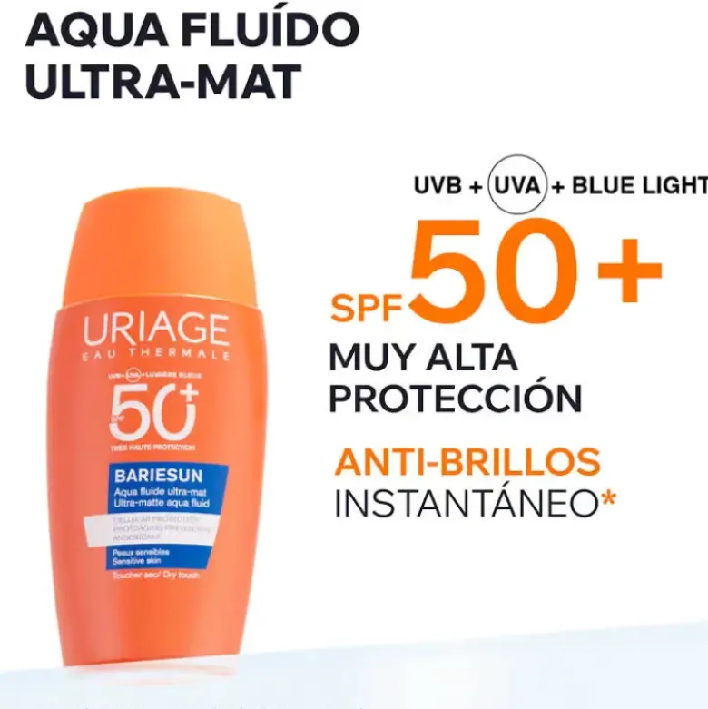 Uriage Bariésun Aqua Fluide Ultra Matte SPF50+ 50ml | Pele Oleosa