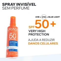 Uriage Bariésun Spray Invisível Sem Perfume SPF50+ 200ml