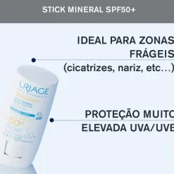 Uriage Bariésun Stick Mineral Resistente à Água SPF50+ 8g
