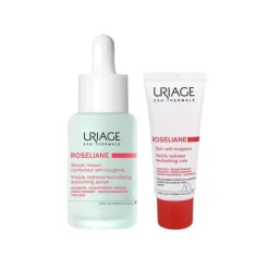 Uriage Coffret Roseliane Sérum 30ml + Creme 15ml | Para peles sensíveis e reativas