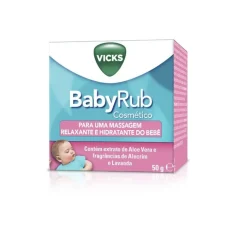 Vicks Babyrub Pomada Hidratante Calmante 50G