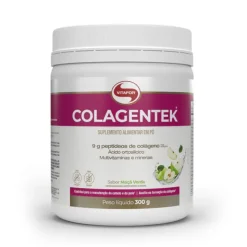 Vitafor Colagentek Pó Maçã Verde Colágenio Hidrolisado 300g | Pele, Cabelo, Unhas e Articulações