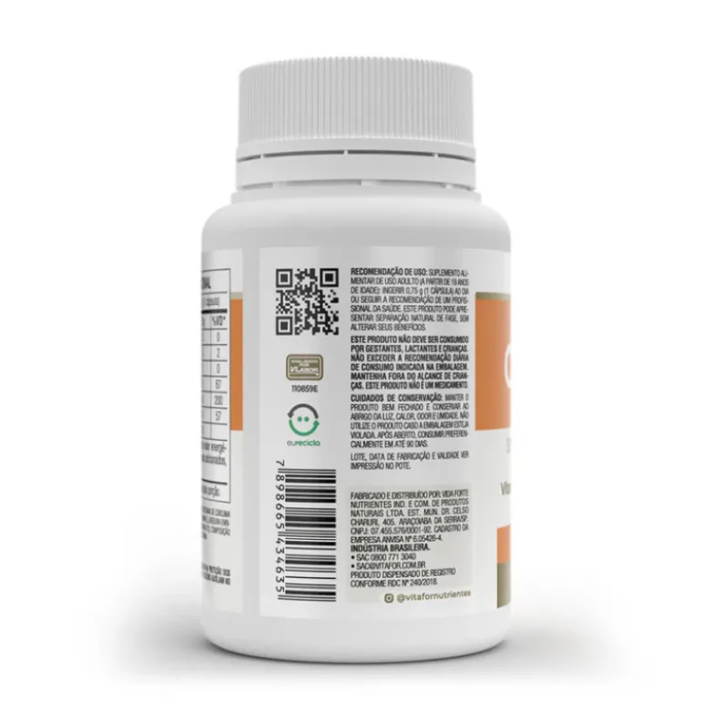 Vitafor Curcuma Plus 60 Cápsulas | Curcumina + Vitaminas + MCT