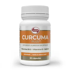 Vitafor Curcuma Plus 30 Cápsulas | Curcumina + Vitaminas + MCT