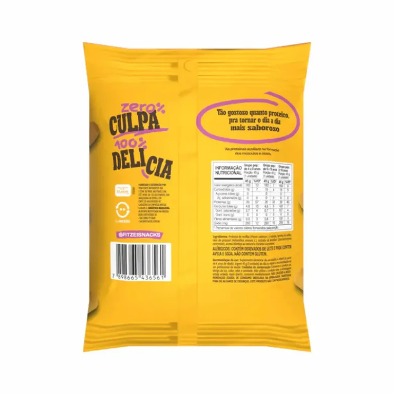 Vitafor Fitzei Snacks Proteicos Alho Crocante 45g