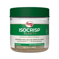 Vitafor Isocrisp Plant Proteína Vegetal Crocante 240g | 15g Proteína por Dose