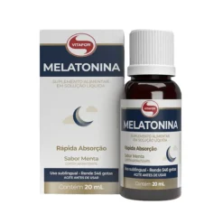 Vitafor Melatonina Gotas 20ml | Sono Rápido e Reparador | Aprox. 500 Gotas