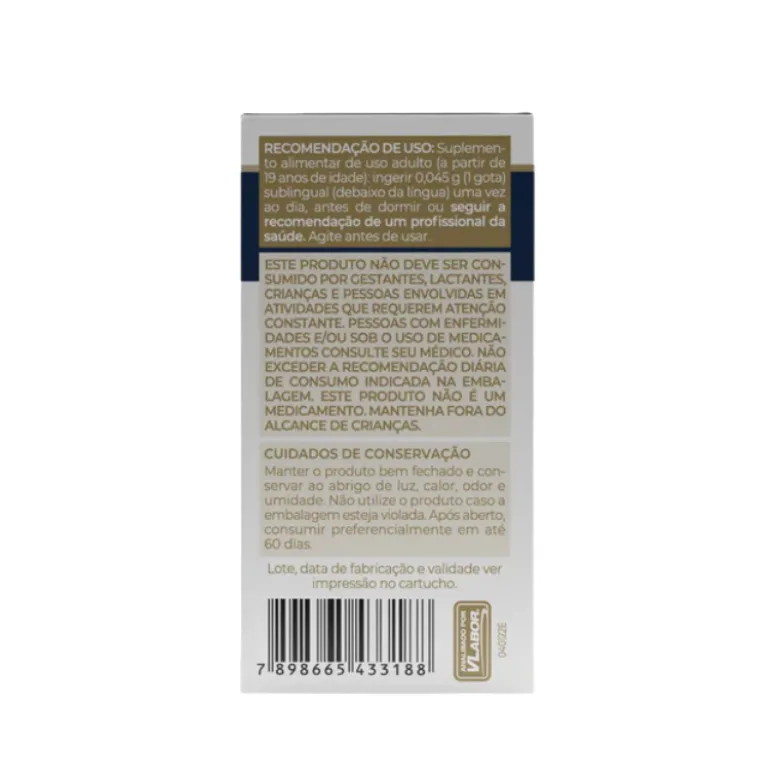 Vitafor Melatonina Gotas 20ml | Sono Rápido e Reparador | Aprox. 500 Gotas
