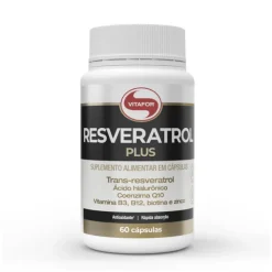 Vitafor Resveratrol Plus 60 Cápsulas | Envelhecimento Saudável
