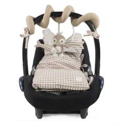 Walking Mum Espiral Didática Pinguim Praliné Moka | Brinquedo Sensorial Bebé 0+