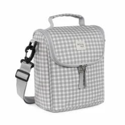 Walking Mum Mala Térmica Biberões I Love Vichy Grey | 4h Isolamento
