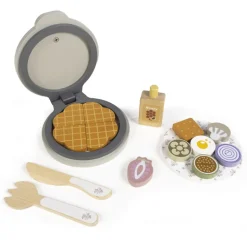 Walking Mum Máquina Waffles de Madeira | 17 Peças | Certificação FSC | +3 Anos