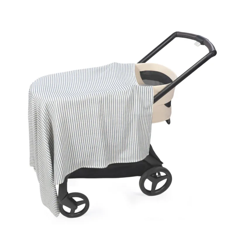 Walking Mum Musselina 120x120cm Praliné Strips Matcha
